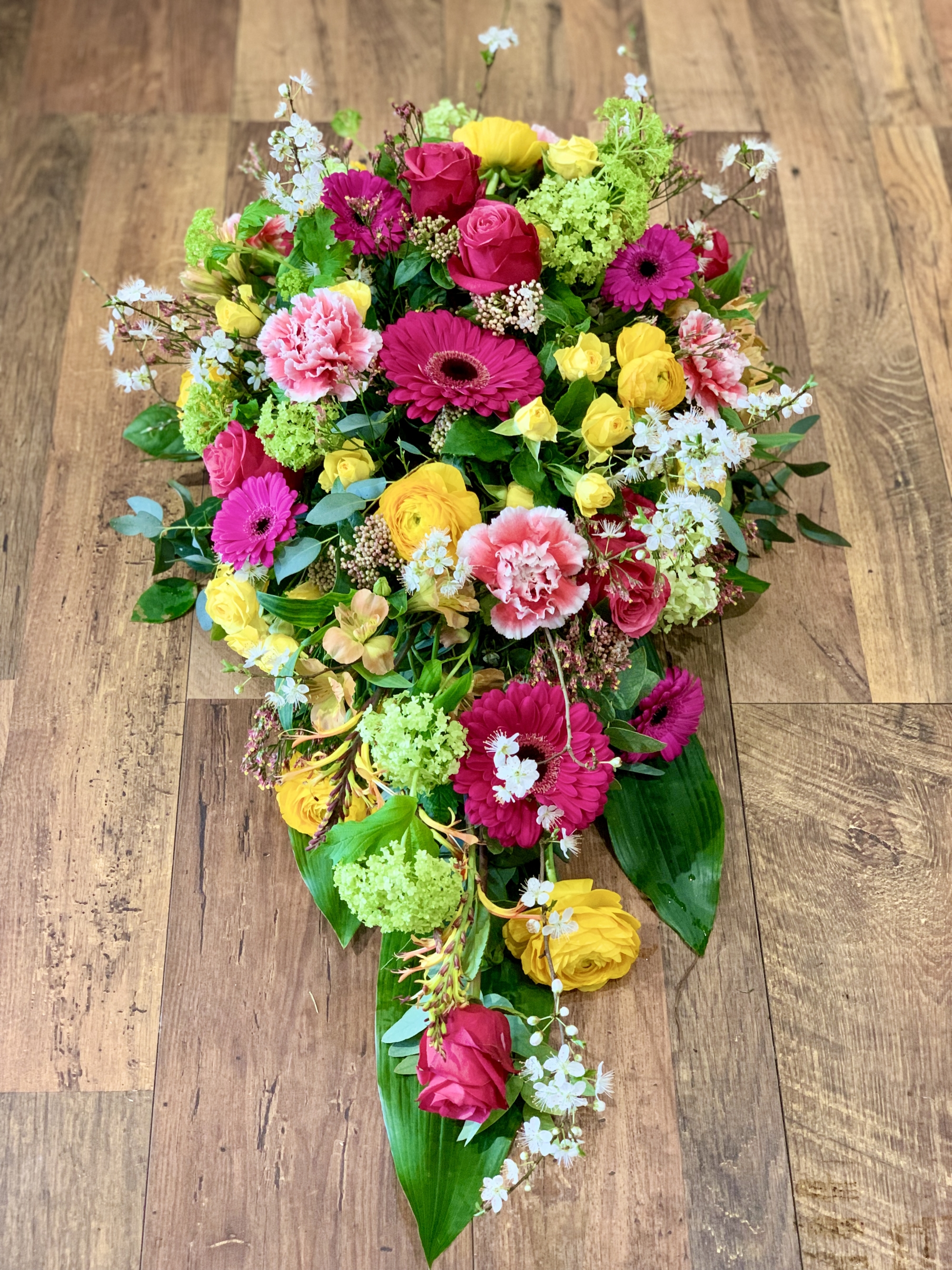 Gerbe fleurs vari&eacute;es